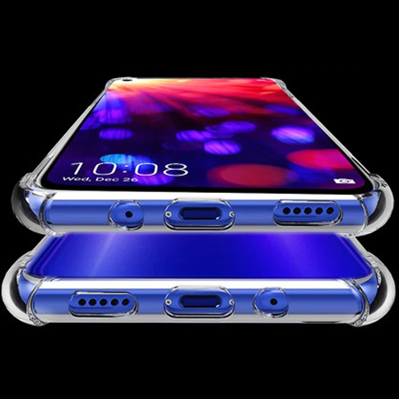 Прозрачный чехол YUETUO из ТПУ для задней панели телефона huawei honor v20 view 20 v