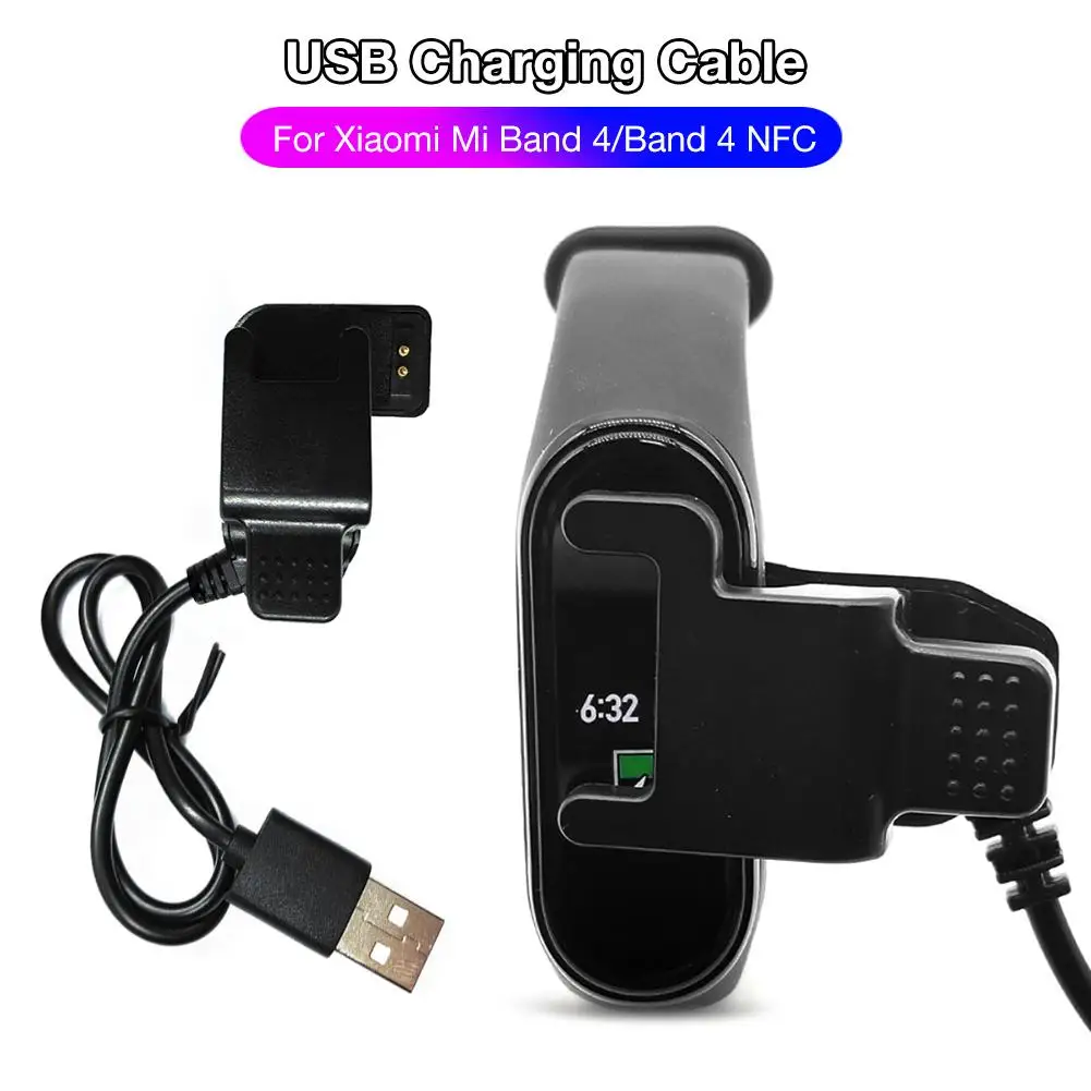 

2020 Hot USB Charging Cable Disassembly-free Cable Charger Adapter for Xiaomi Mi Band 4 NFC