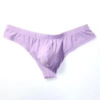 ice silk briefs men quality style thread underpants underwear breathable low rise panties briefs solid color underware