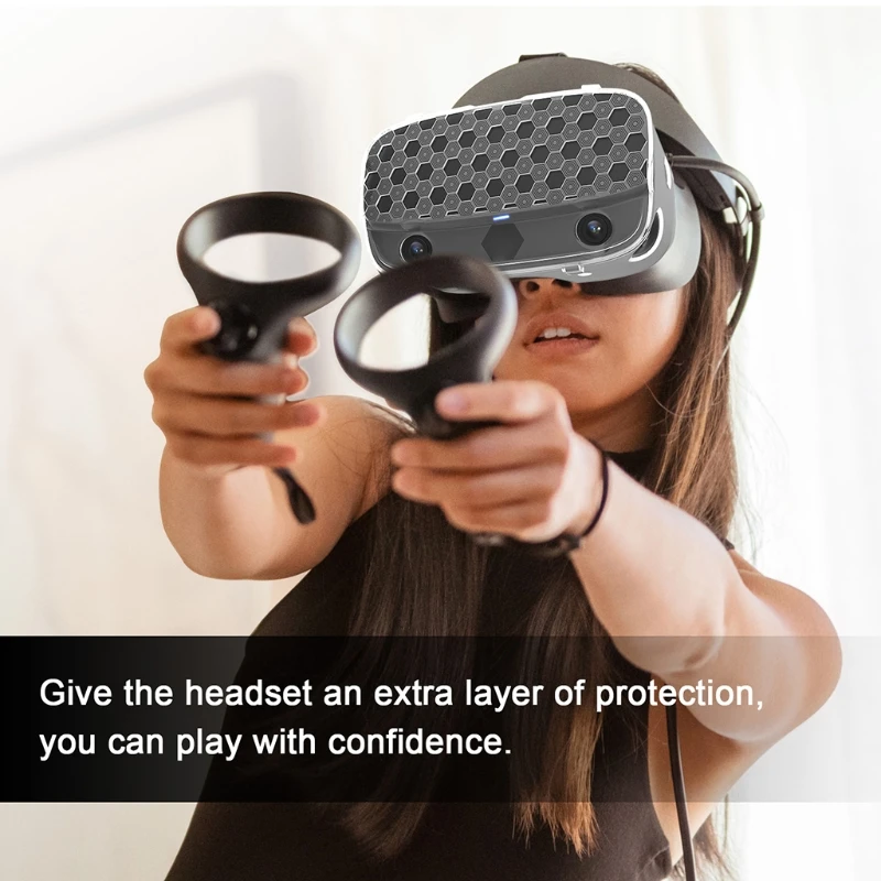 

Headset Protective Shell VR friction-resistant Protection Case Anti-Throw Professional Head Cover for Oculus Rift S Headphone