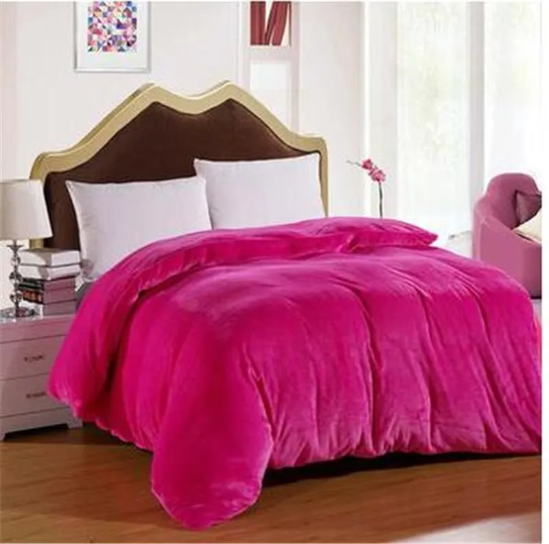 Однотонный флисовый пододеяльник/удобный пододеяльник с цветочным