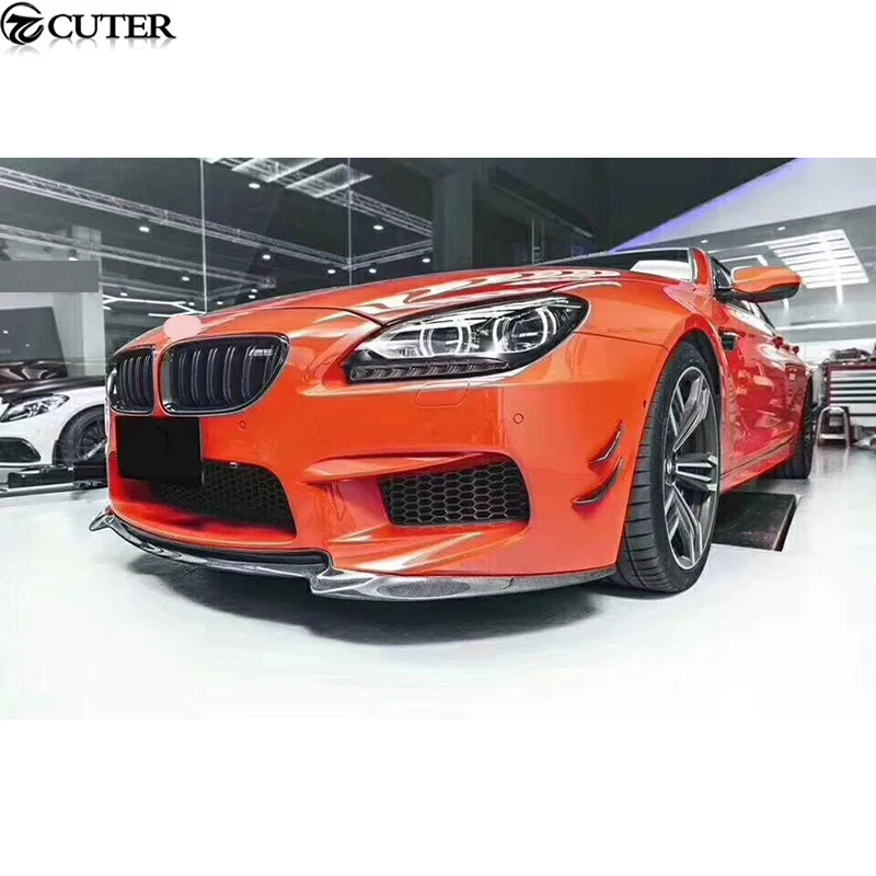 Передний спойлер F06 F12 M6 V из углеродного волокна для BMW 6 серии f06 f12 f13 m6 2014UP |