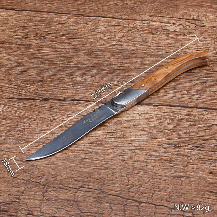 6 комплектов нож для стейка из нержавеющей стали с деревянной ручкой|Обеденные