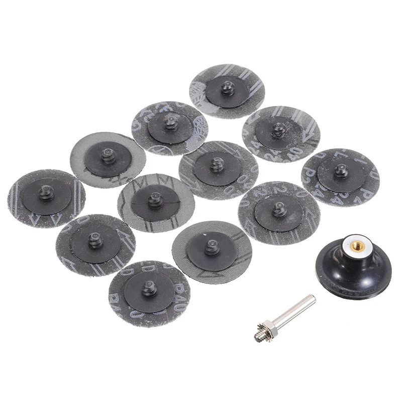 

40 шт., 2 дюйма, шлифовальные диски, 40/80/120/240 Грат