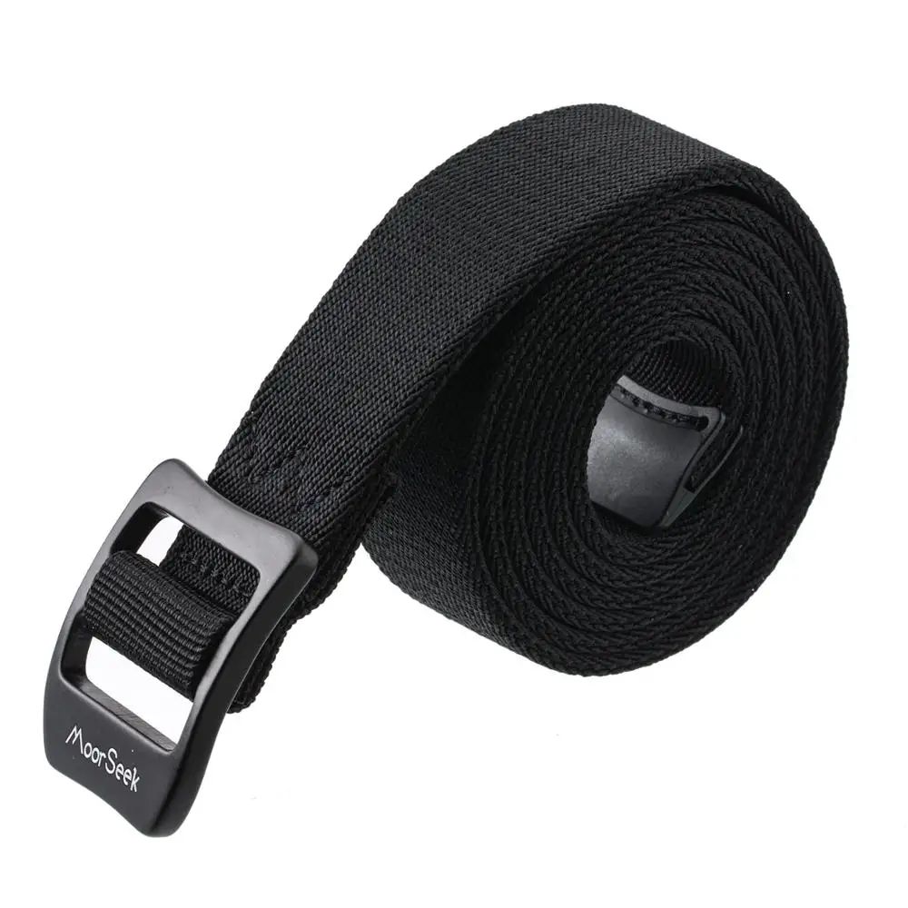 Мужской/женский эластичный нейлоновый ремень с пряжкой из алюминиевого сплава
