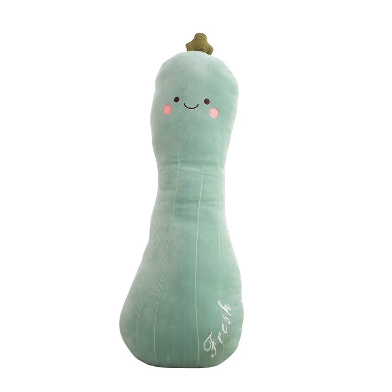 green loofah 1 шт. плюшевая подушка для дивана Kawaii мягкая детская игрушка для детей и взрослых Мягкая Баклажан морковь люфа Детский плюшевый кукольный подарок для девочек - Цвет: green loofah