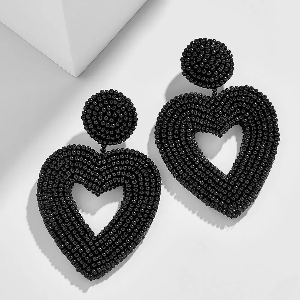 Miwens, новинка, Bauble Bar, синие Квадратные бусины, свисающие, модные женские серьги, кисточка, овальная рафия, массивные серьги-подвески ювелирные изделия