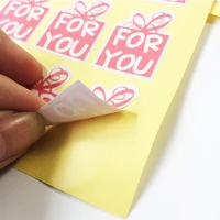 1200pcslot kawaii pink for you diy scrapbooking kraft paper labels stickers baking food hand made envelopes sealing sticker