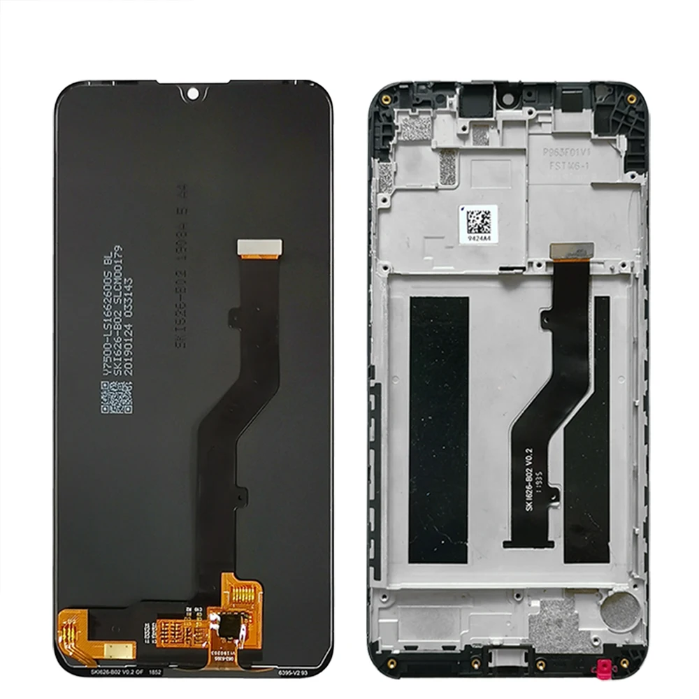 6 26for zte blade v10 vita lcd display touch screen digitizier assembly with frame for zte v10 vita lcd phone accessoriestools free global shipping