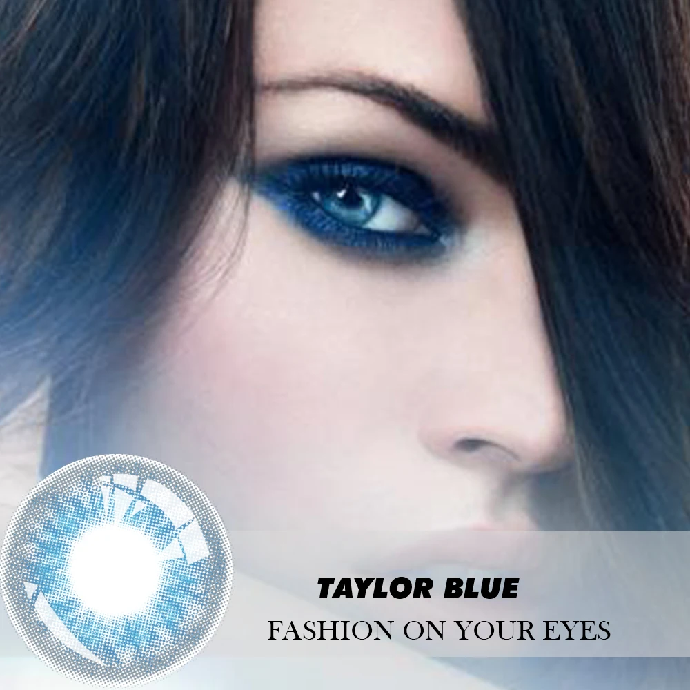 Новое поступление 2021 цветные контактные линзы 3 оттенка Международная мода серия