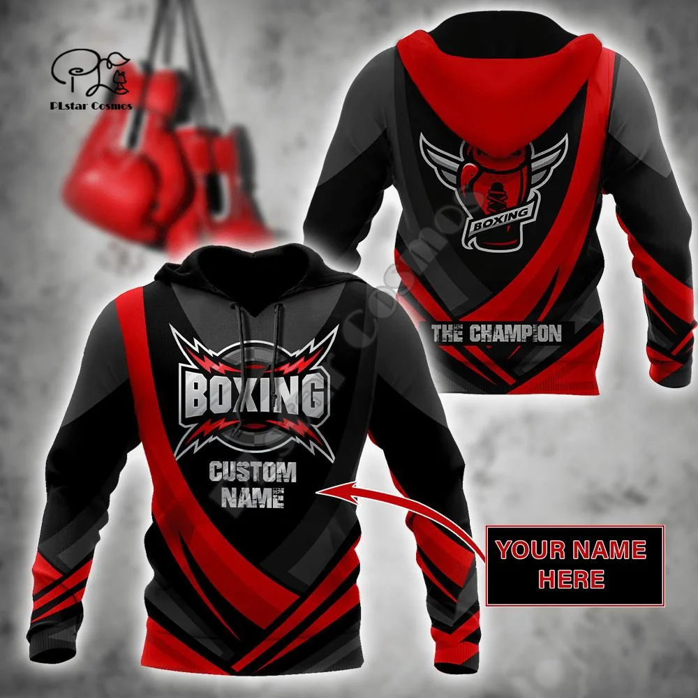 NewFashion Cosplay Sports Boxing Fighting Champion Sportswear Tracksuit 3DPrint Men/Women Funny Autumn Casual Jacket Hoodies B-3