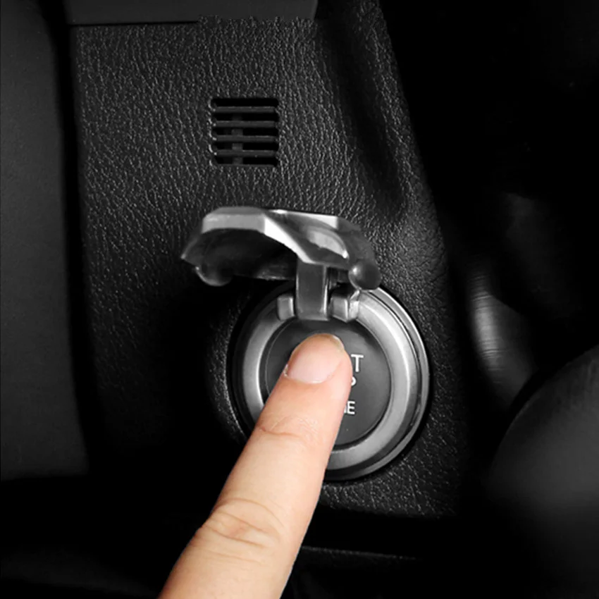 Декоративные защитные наклейки на автомобильные кнопки пуска для Peugeot 106 107 108 1007