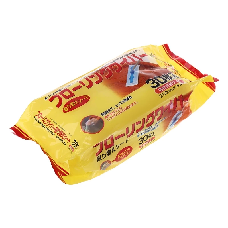 

30Pcs/Bag Disposable Electrostatic Dust Removal Mop Paper Home Kitchen Bathroom Cleaning Tool Accessories