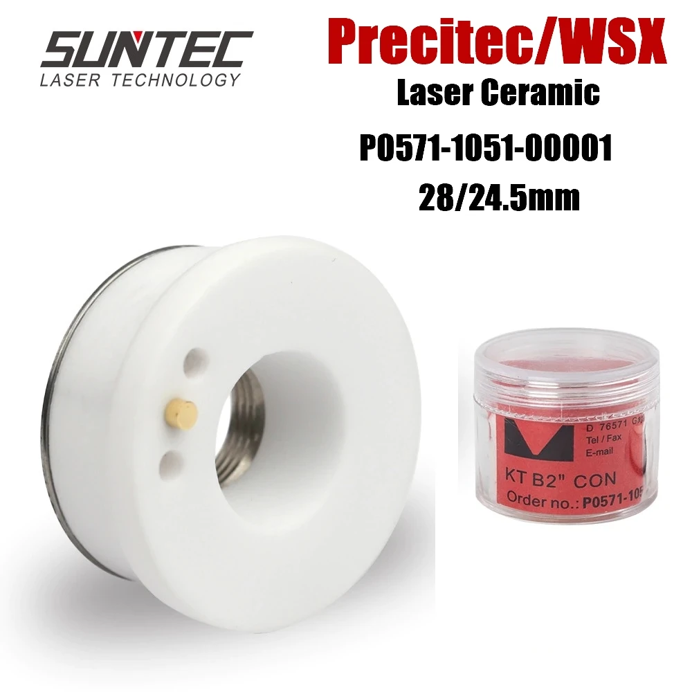 Suntec лазерный керамический держатель сопла Dia.28mm/24,5mm Precitec WSX HANS HG волоконно-лазерная резка машины Precitec режущая головка