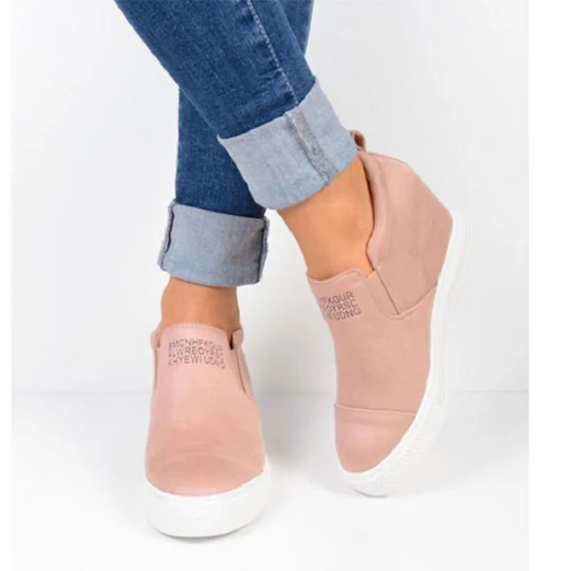 Новинка сезон весна Туфли на танкетке в европейском и американском стиле