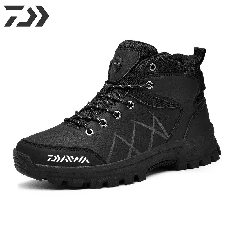 

Daiwa Men's Men Autumn Winter Fishing Shoes Keep Warm Large Size Shoes New Fashion Plus Velvet Outdoor Fishing Shoes Sport Shoe