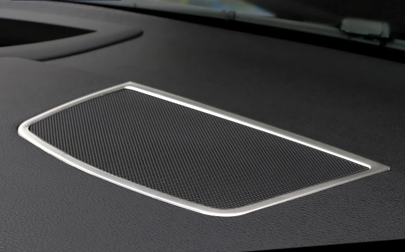 

For BMW X5 X6 E70 E71 F15 F16 Car Center Console Dashboard Speaker Cover Trim frame decoration Car Stickers Auto Accessories