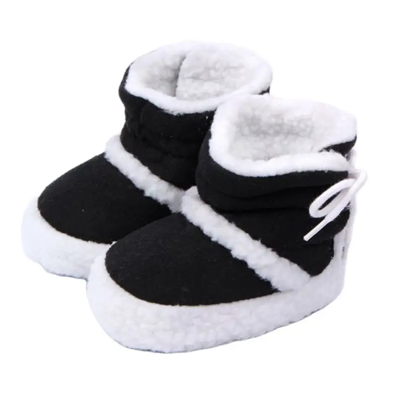 

KUDIAN BEAR Winter Cotton Baby Shoes Soft Plush Newborn First Walker Infant Boots For Girls Warm Snow Boy Toddle BW004 PR49