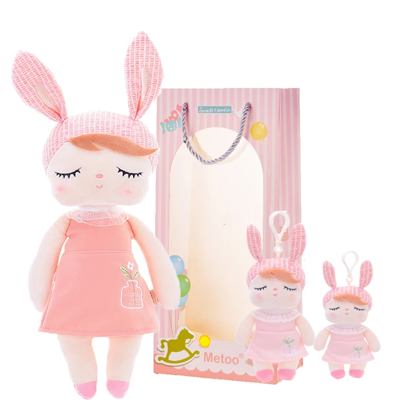 Metoo 3 шт. Анжела кролик куклы девочка подарок для ребенка плюшевые мягкие игрушки
