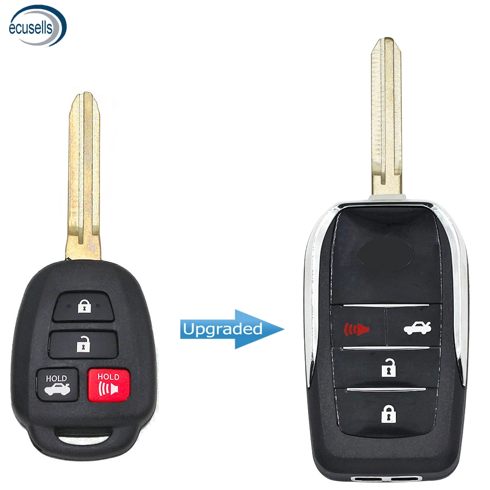 Модифицированный складной пульт дистанционного управления с 2/3/4 кнопками для