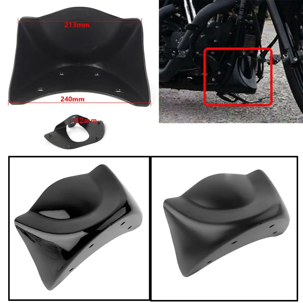 

Передний спойлер для мотоцикла, обтекатель для Air Dam, чехол для Harley Dyna 1999 2000 2001 2002 2003 2004 2005, аксессуары из АБС-пластика