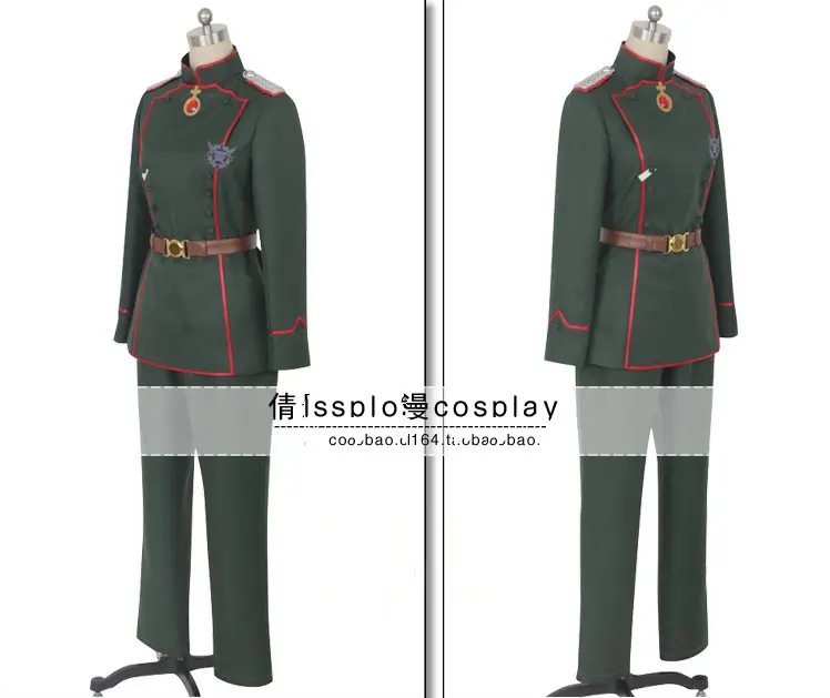 Аниме Сага Тани злой Youjo Senki Tanya von Degurechaff Косплей Костюм на заказ Хэллоуин костюмы