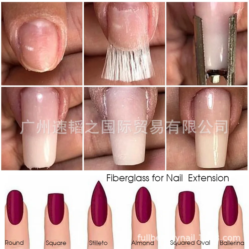 

Full Beauty Cross-Border Hot Selling Nail Glass Extension Fiber Paper Cups-Free Fast Extension Reinforcement Fiber