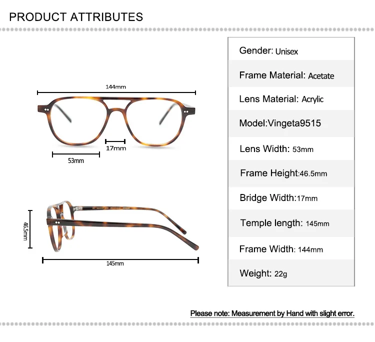 

Fashion Acetate Glasses Frame Unisex Retro Full Rim Myopia Eyeglasses Brand Designer Goggle Clear Lens Optical Eyewear Spectacle