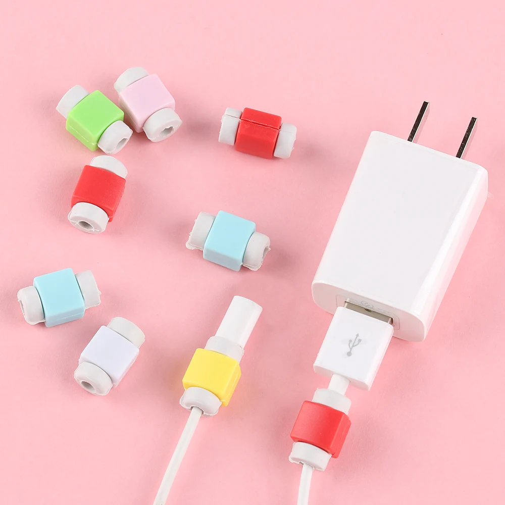 Защитный чехол для зарядного кабеля USB 10 шт. защита наушников защитный провода