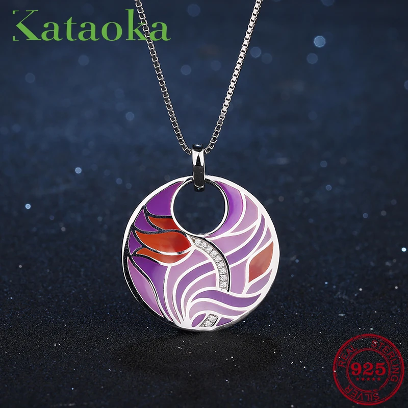 Очаровательное ожерелье из серебра 925 пробы очаровательное модное с розовым