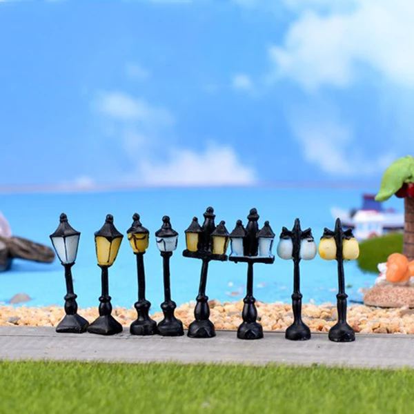 Миниатюрный Сказочный садовый уличный фонарь уличная лампа украшение для