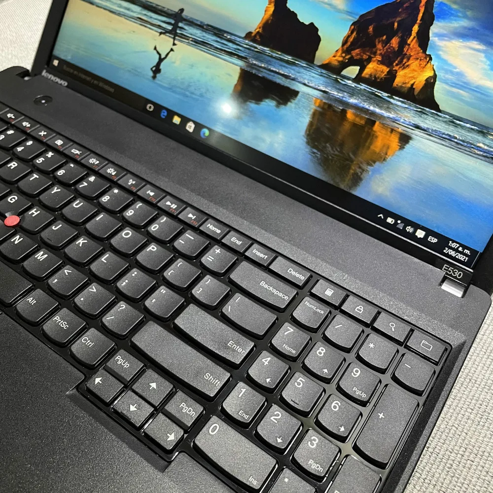 Оптовая продажа б/у ноутбук E530 Core I5 I7 15 6 дюймов с цифровой клавиатурой