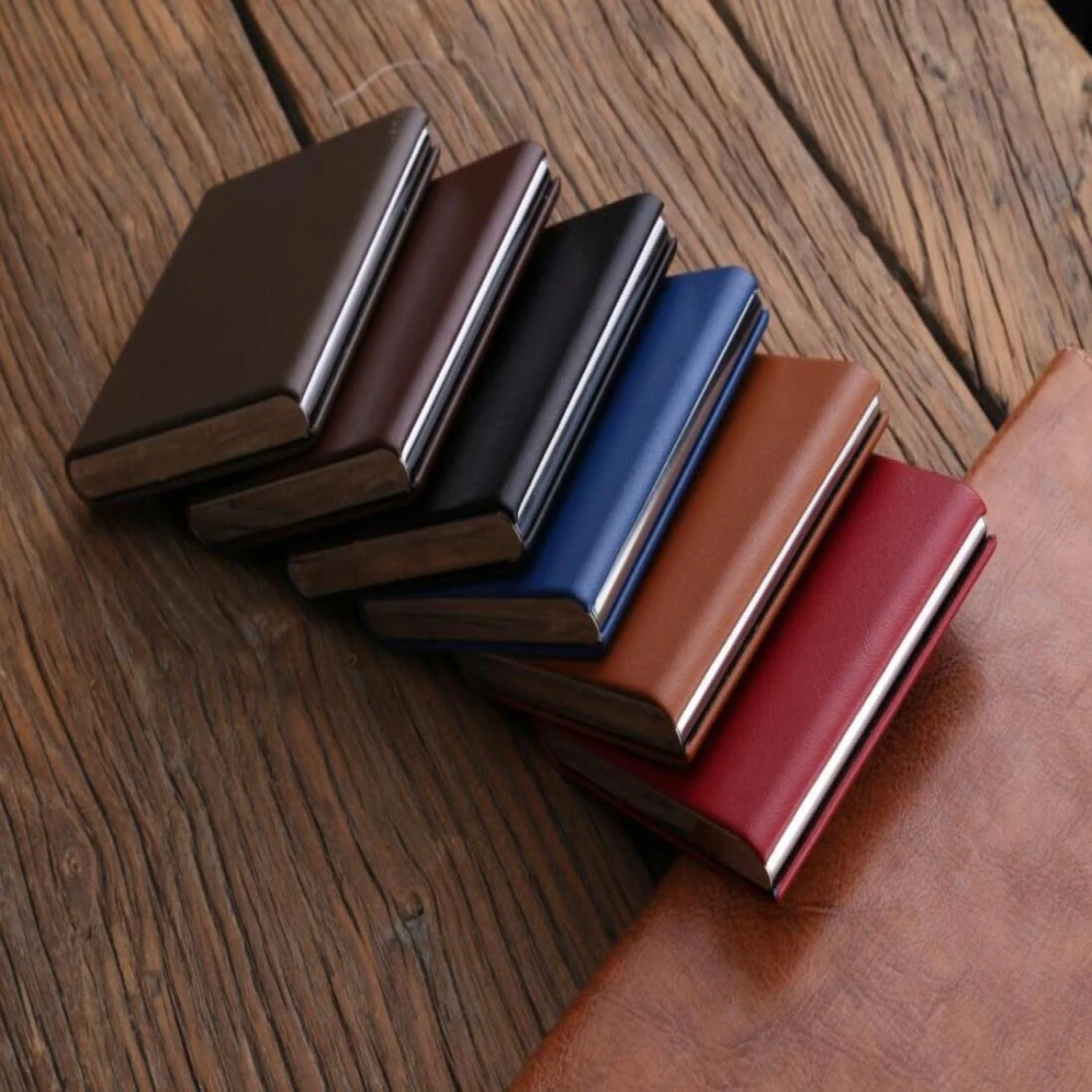 Высококачественный кожаный чехол для сигарет Мужской подарочный деловой