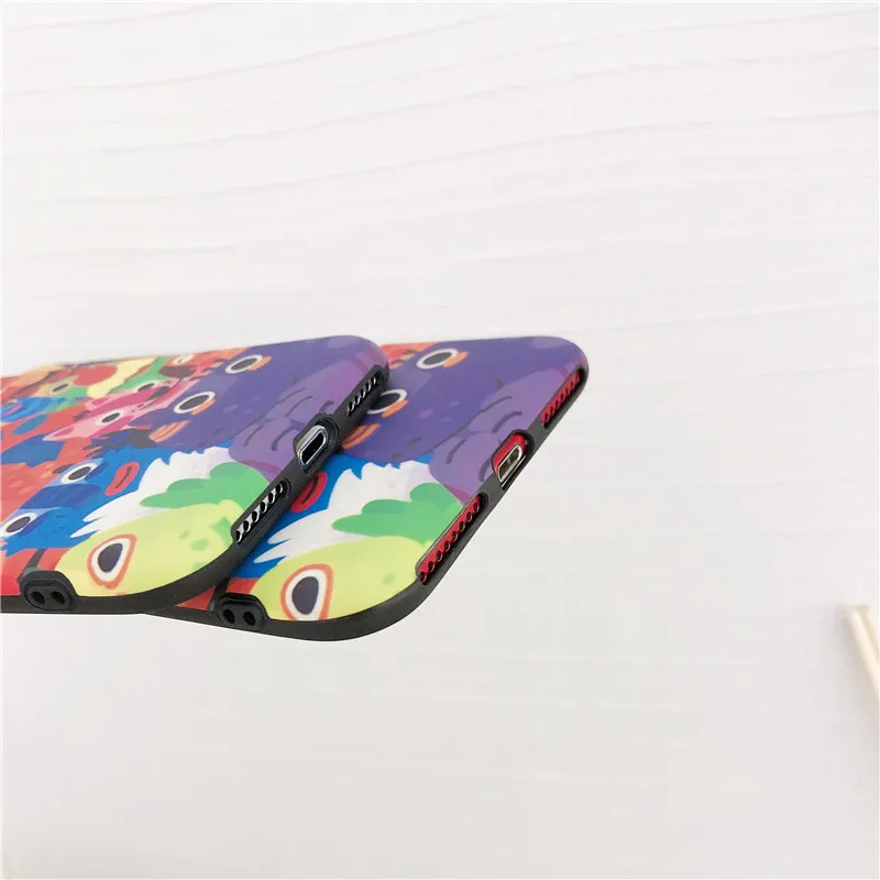 Casing iphonex 6 6S 7 8 plus XR XS Max Soft Case TPU Cover cute cartoon Shell |