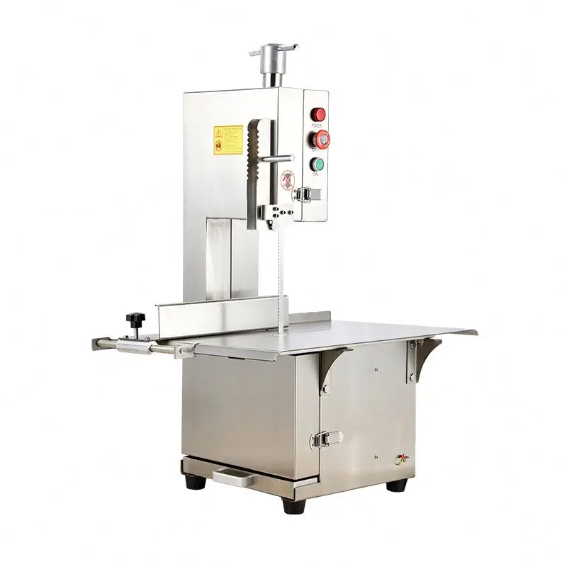 

J210 JG210 on Table Automatic Commercial Butcher Electric Chicken Beef Cow Frozen Bone and Meat Band Saw Cutter Cutting Machine