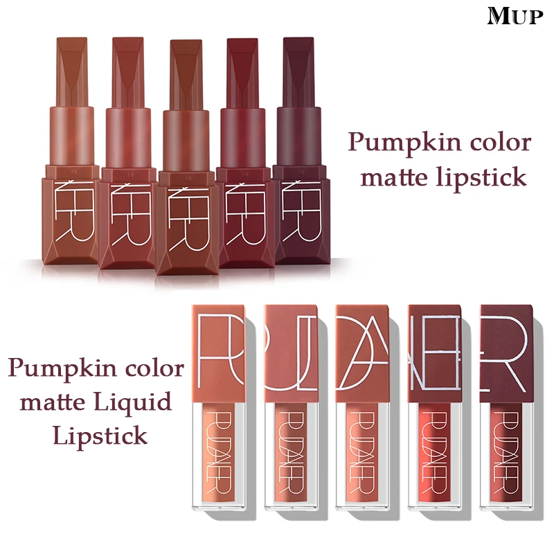 5 шт./компл. вампирский стиль помада цвета тыквы Стойкий матовый