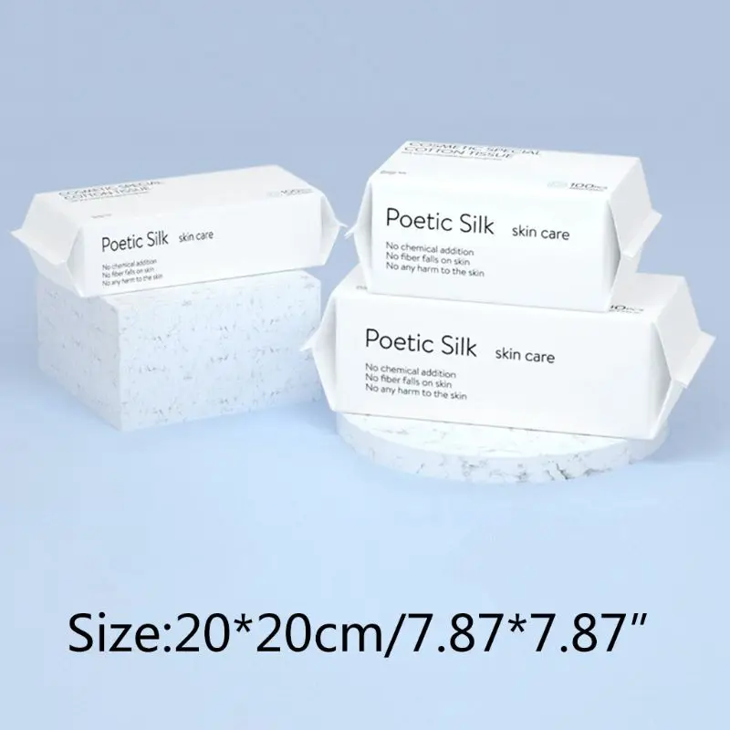 

50/100pcs Disposable Face Towel Travel Cotton Makeup Wipes Facial Cleansing Cotton Fiber Pads Clean and Hygienic Face Daily Care