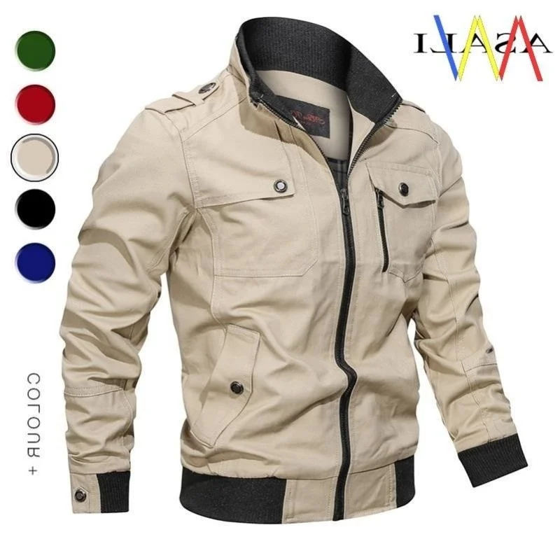 

Мужская весенняя куртка в стиле милитари