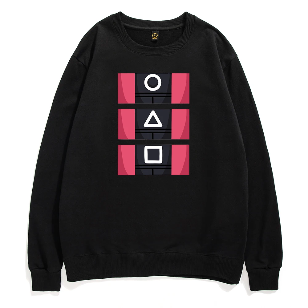 

Hot Korean TV Series Men Hoodies Squid Game Cute Graphic Mens Sweatshirt Autumn Warm Sweatshirts Fashion Harajuku Streetwear