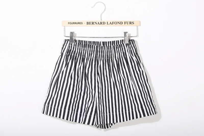 Женские шорты размера плюс повседневные обтягивающие с высокой талией для