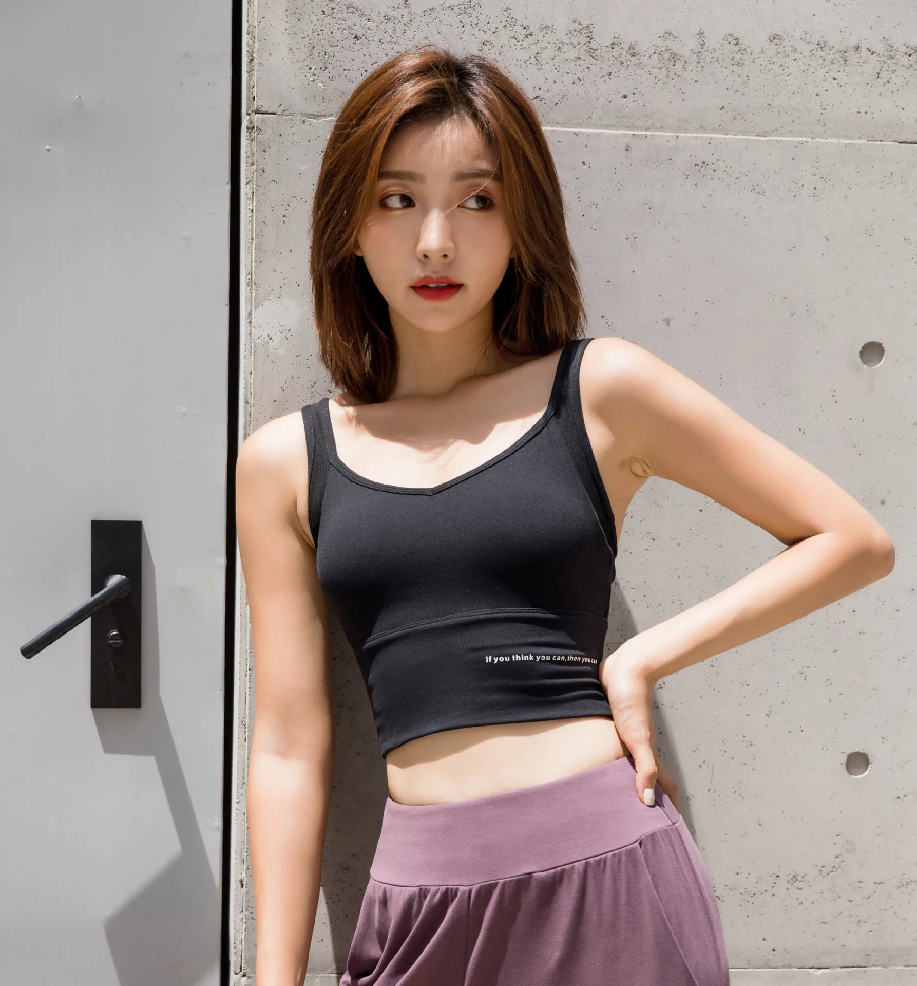 Женский спортивный бюстгальтер для бега тренажерного зала без косточек