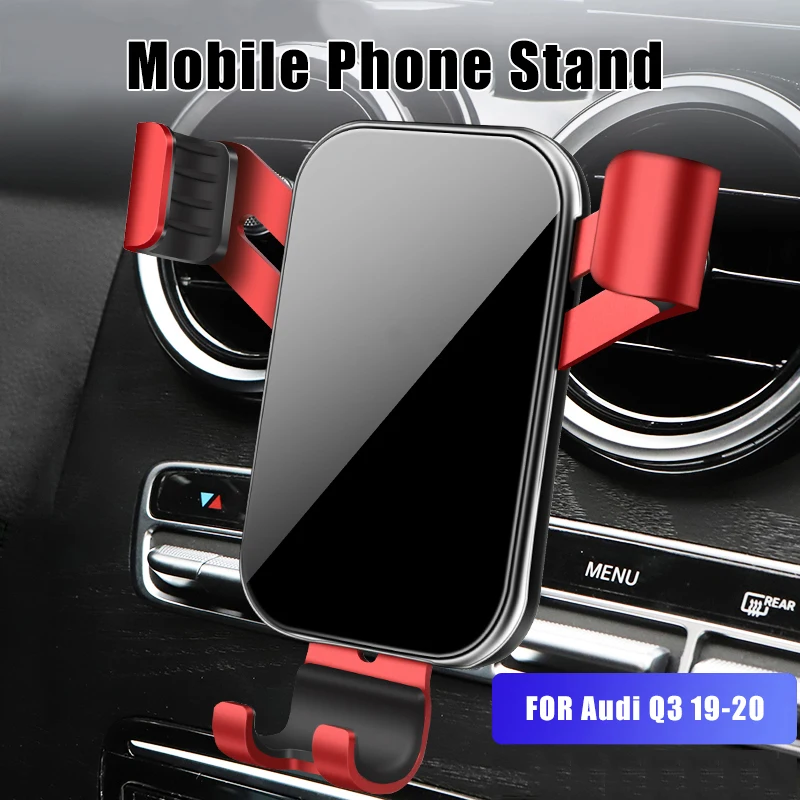 

Mobile Phone Holder For Audi Q3 2019 2020 GPS Rotation Stable Cell Phone Bracket Stand Auto Accessories For Iphone Huawei Xiaomi