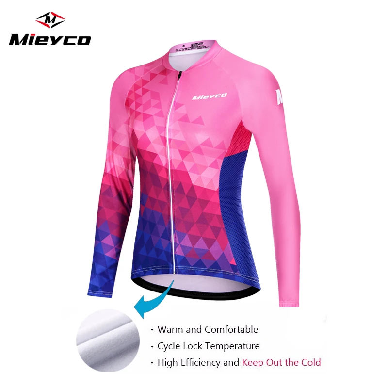 

Зимние теплые Джерси, женская одежда, Женская велосипедная куртка, велосипедные куртки, теплая флисовая одежда для BMX Racing Bicicleta MTB велосипедн...