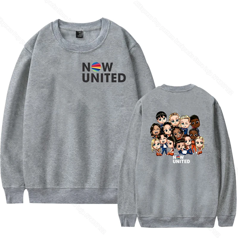 Autumn Unisex Now United Sweatshirt Women O-neck Pullover Long Sleeves Hoodies Coat Female Tops Clothes mens Casual sweetshirts