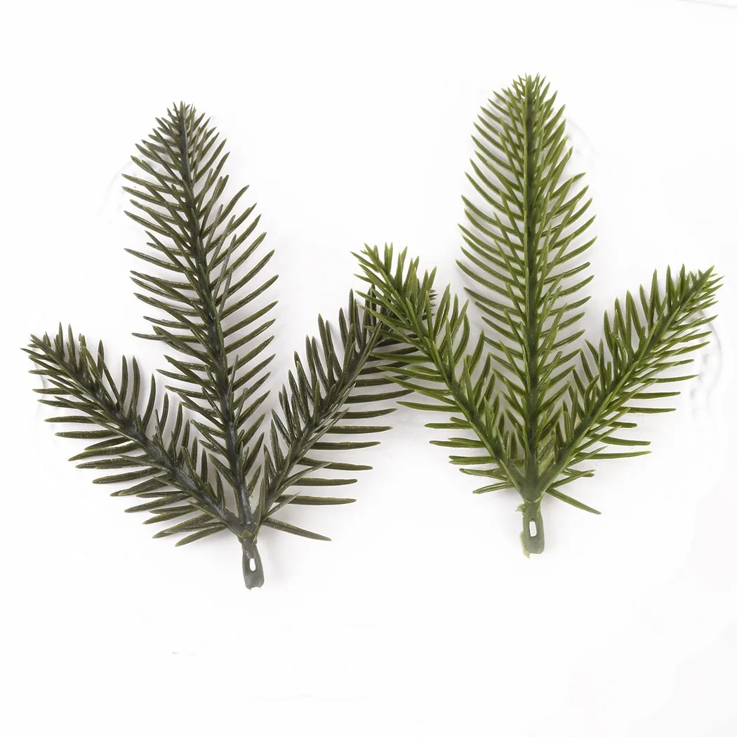 

20Pcs Christmas Artificial Plants Flower Fake Pine Branches Xmas Tree Home Decor For Xmas Party Home Living Room Decor