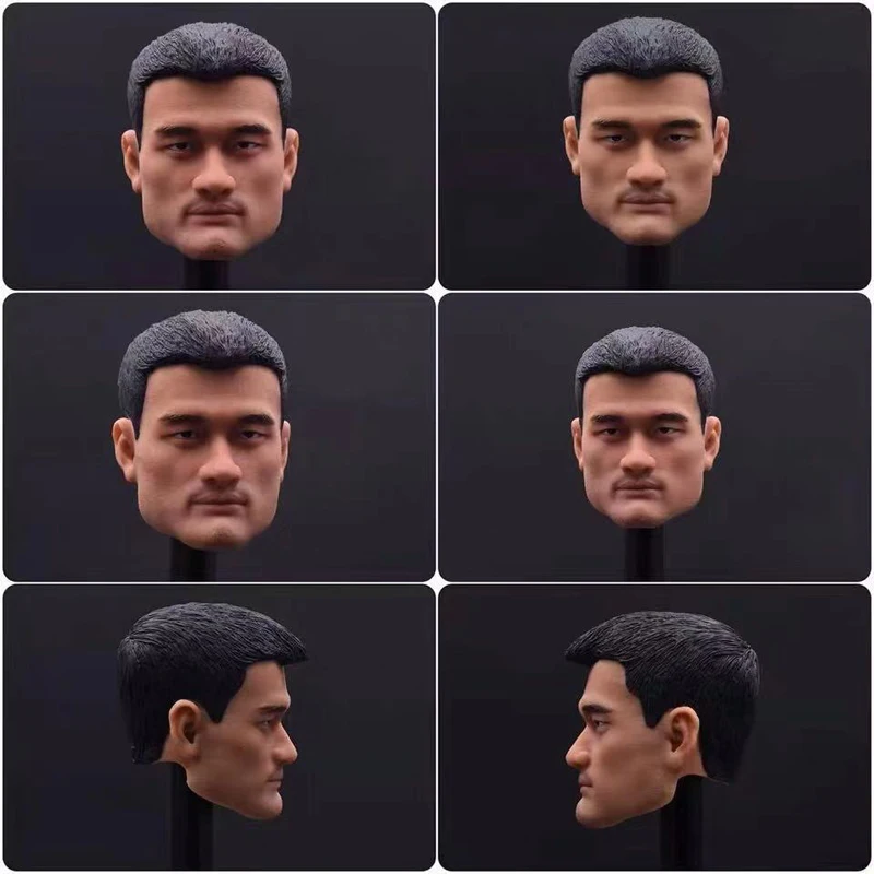 1/6 весы Yao Ming Head Sculpt Баскетбол звезда мужской солдат резьба на голову для 12 в