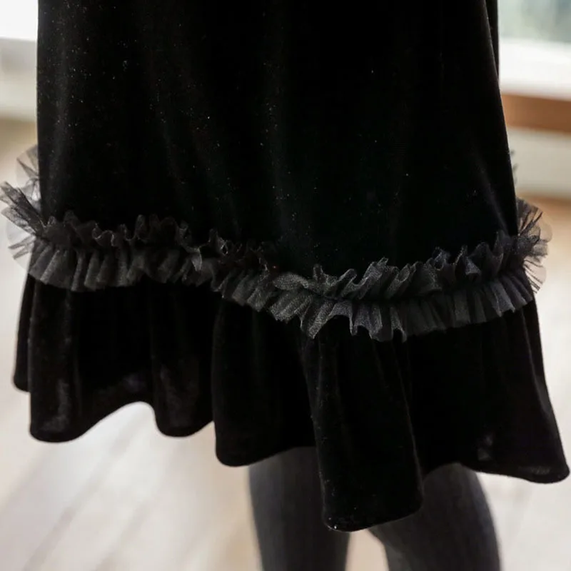 Флисовое платье для больших девочек сезон осень-зима Новое поступление 2019 года