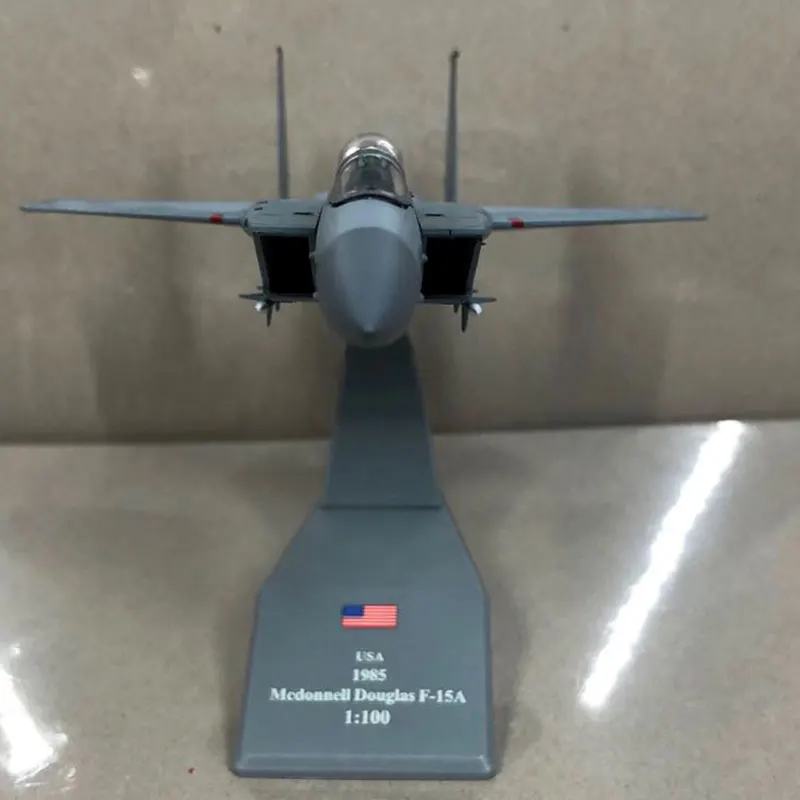 AMER 1/100 масштаб военная модель игрушки USAF F-15A F15 Истребитель Eagle литой металлический самолет модель игрушки для сбора/подарка