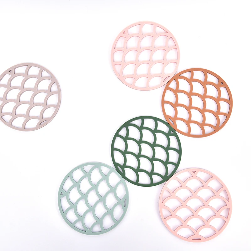 Креативная силиконовая чашка для горки в скандинавском стиле коврик круглый