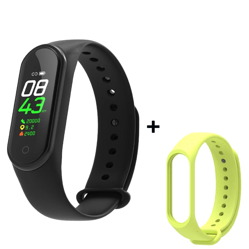 As shown10 Smart Fitness Bracelet M4 Tracker Waterproof Pedometer Blood Pressure Watch Support Multi-Languauge Wristband For Men Women Kids - Цвет: As shown10